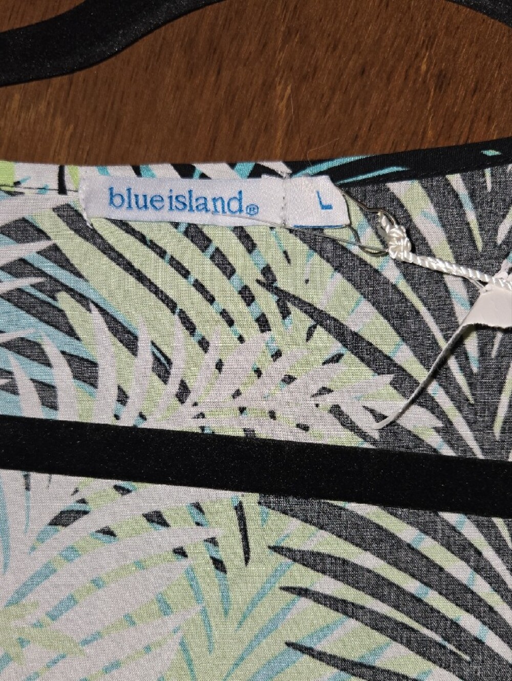 Blue island Palm Print Mini Dress - Picture 5 of 6